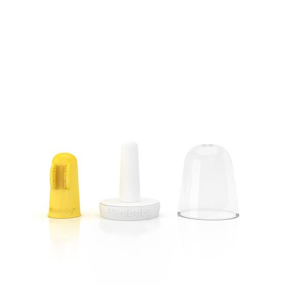 Frida Baby Silicone Finger Toothbrush (3m+) – Furçë Silikoni për Dhëmbët me Gisht (3+ Muaj)