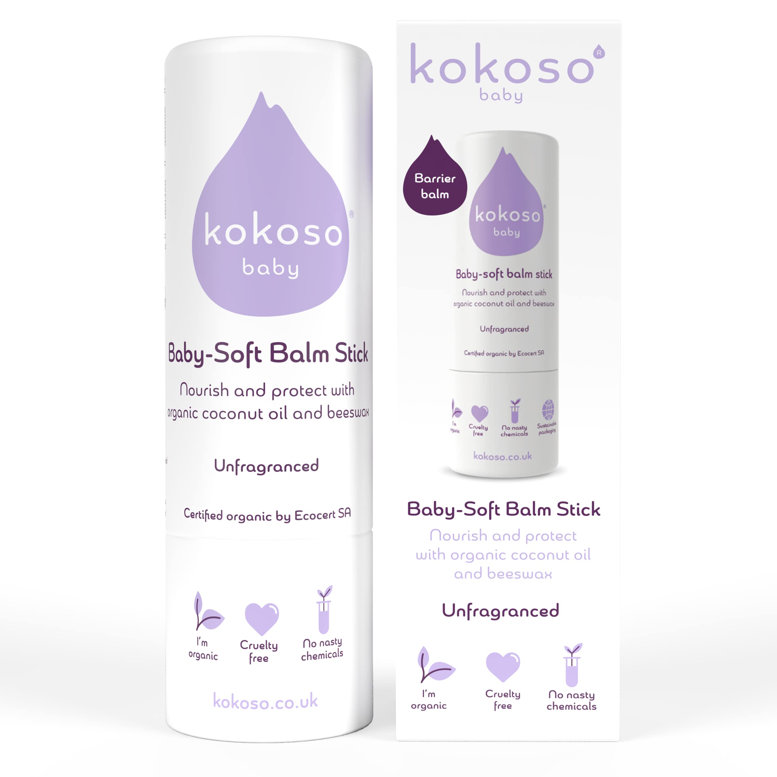 Kokoso Baby Soft Balm Stick Unfragranced