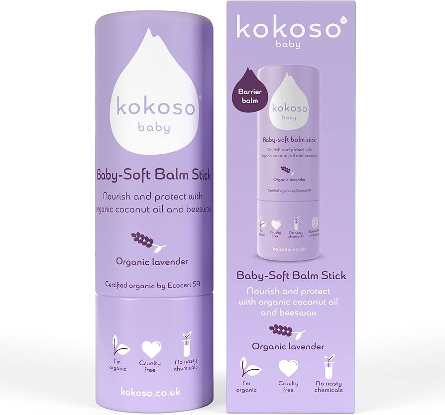 Kokoso Baby Soft Balm Stick – Organic Lavender Balsam Natyral Per Foshnjat