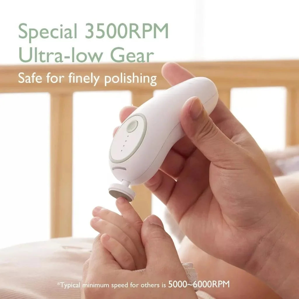 Momcozy  Electric Baby Nail File – Limë Elektrike për Thonjtë e Bebeve