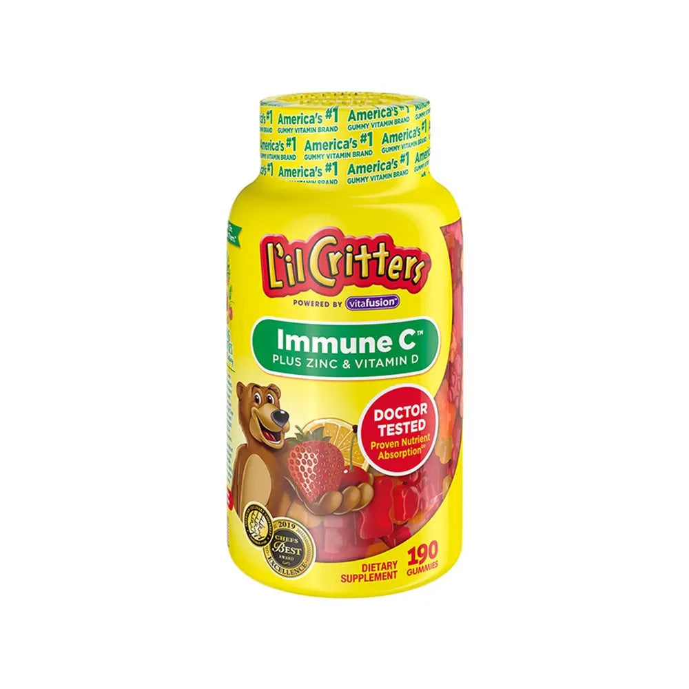 L’il Critters Immune C Plus Zinc & Vitamin D – 190 Haribo