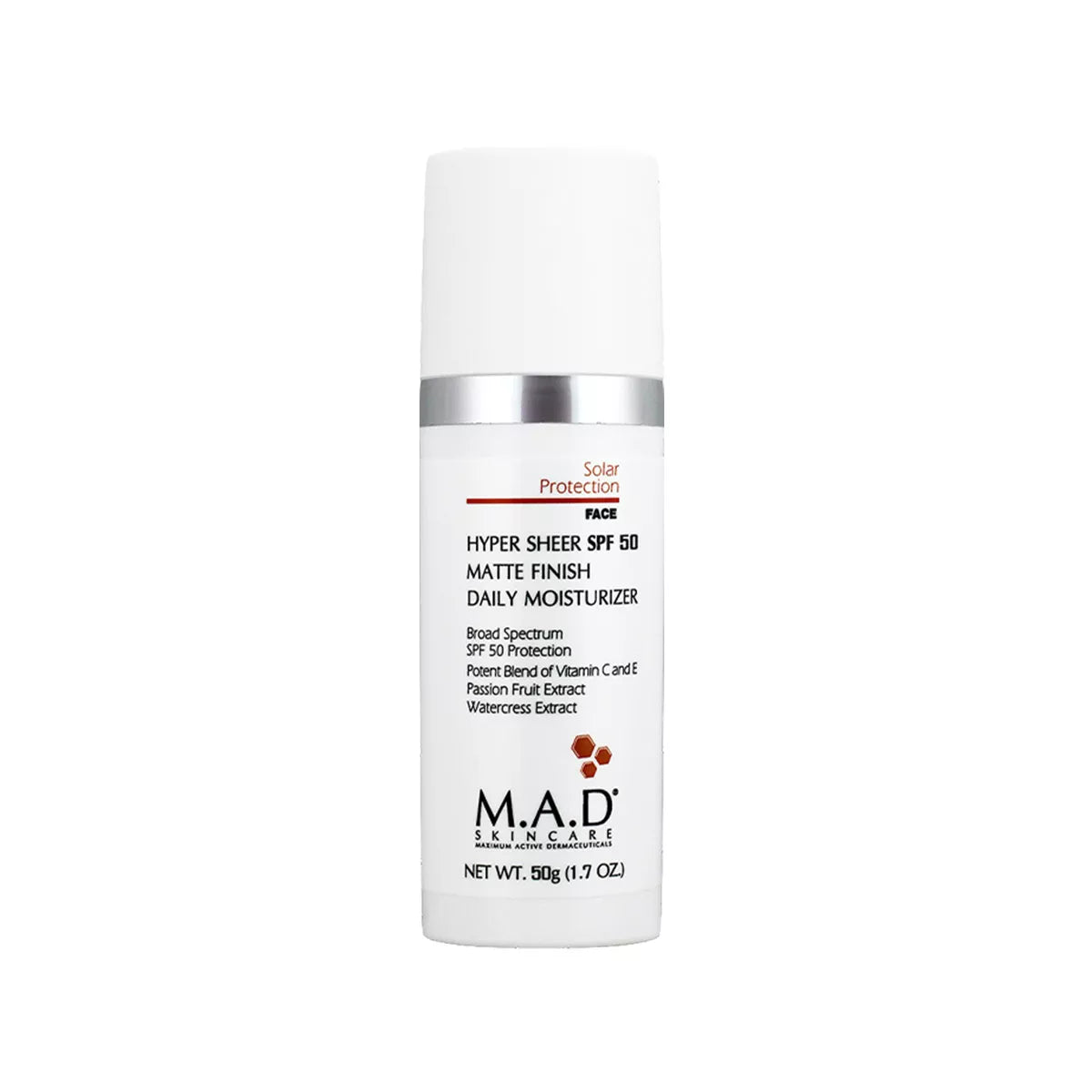 M.A.D. Hyper Sheer Matte SPF 50 , 50gr