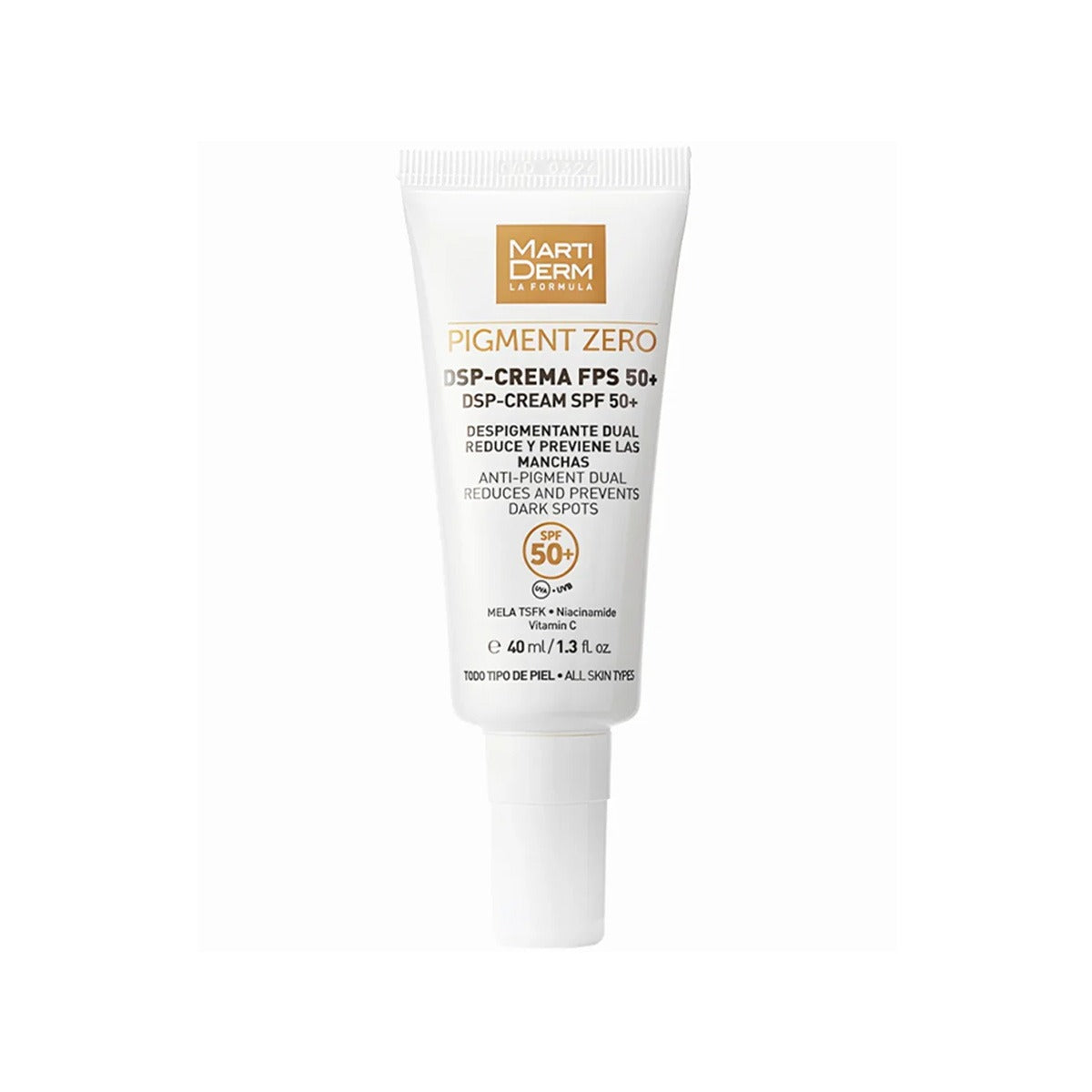 Martiderm DSP-Cream SPF 50+ — Krem depigmentues + mbrojtje dielli (40 ml)