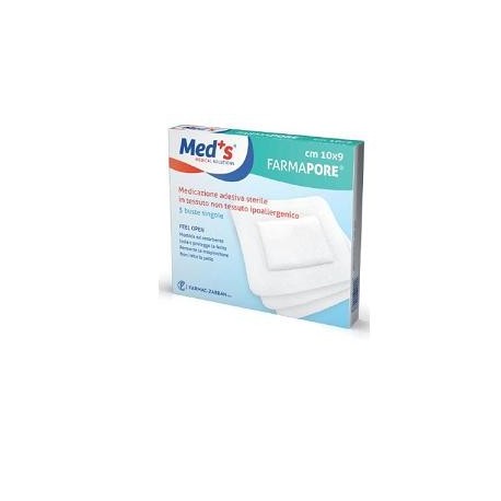 MED+S FARMAPORE GARZA ADEZIVE 5CM X 7CM