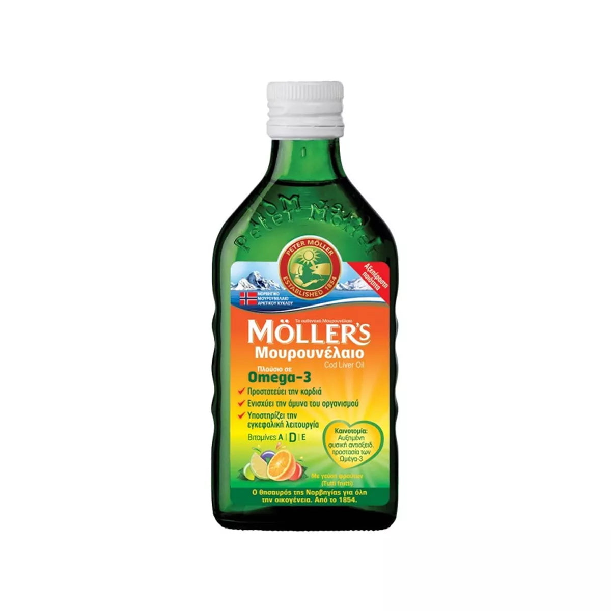 Möller’s Omega-3 Cod Liver Oil – Shurup (250 ml)