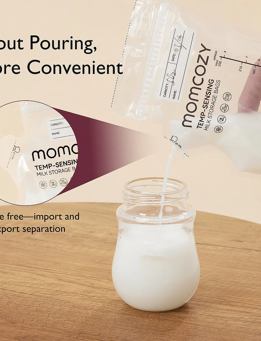 Momcozy  Spout Breastmilk Storage Bags– Qese për ruajtjen e qumështit të gjirit me grykë