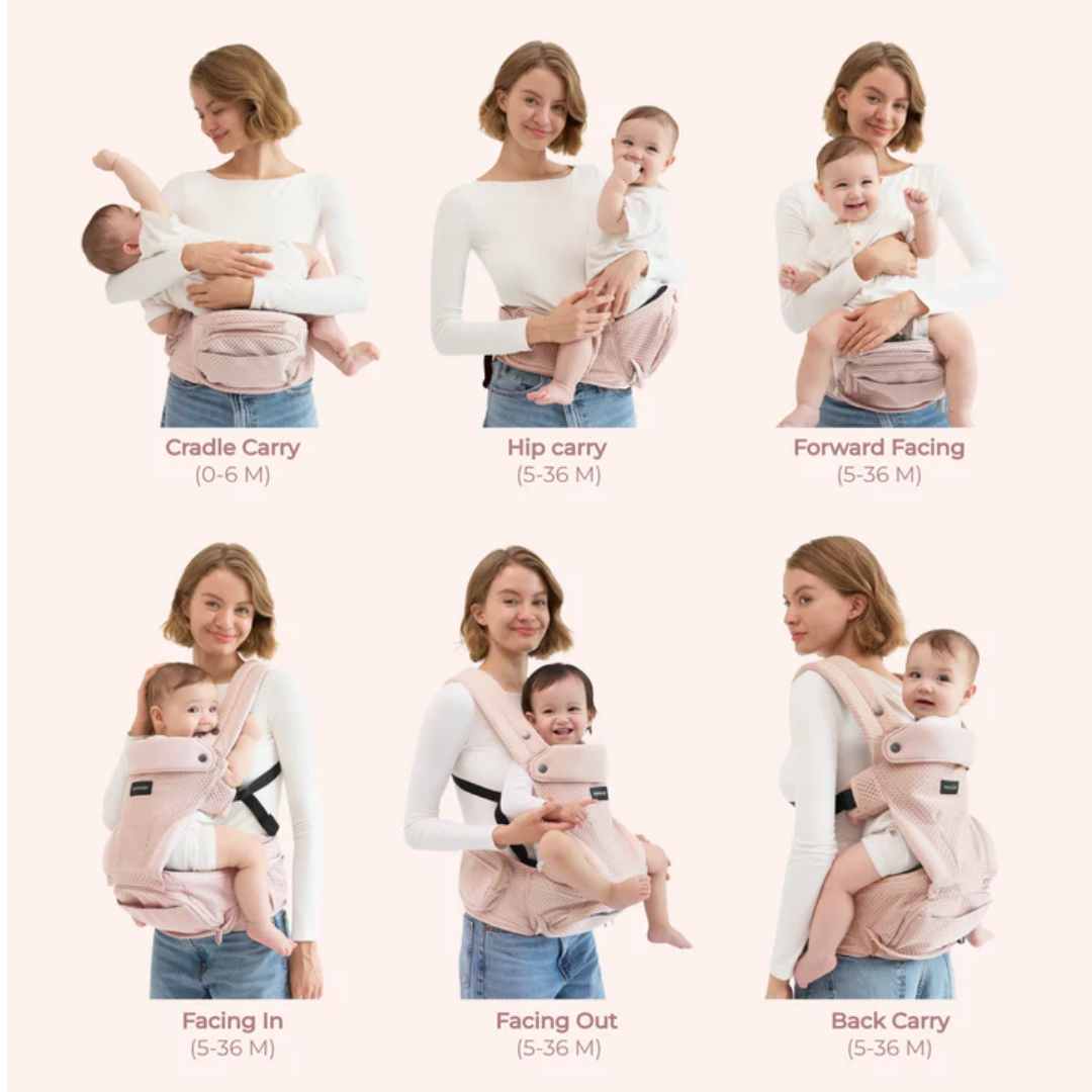 Momcozy Air Mesh Baby Carrier– Mbajtëse për bebe Air Mesh (me rrjetë ajrosëse)