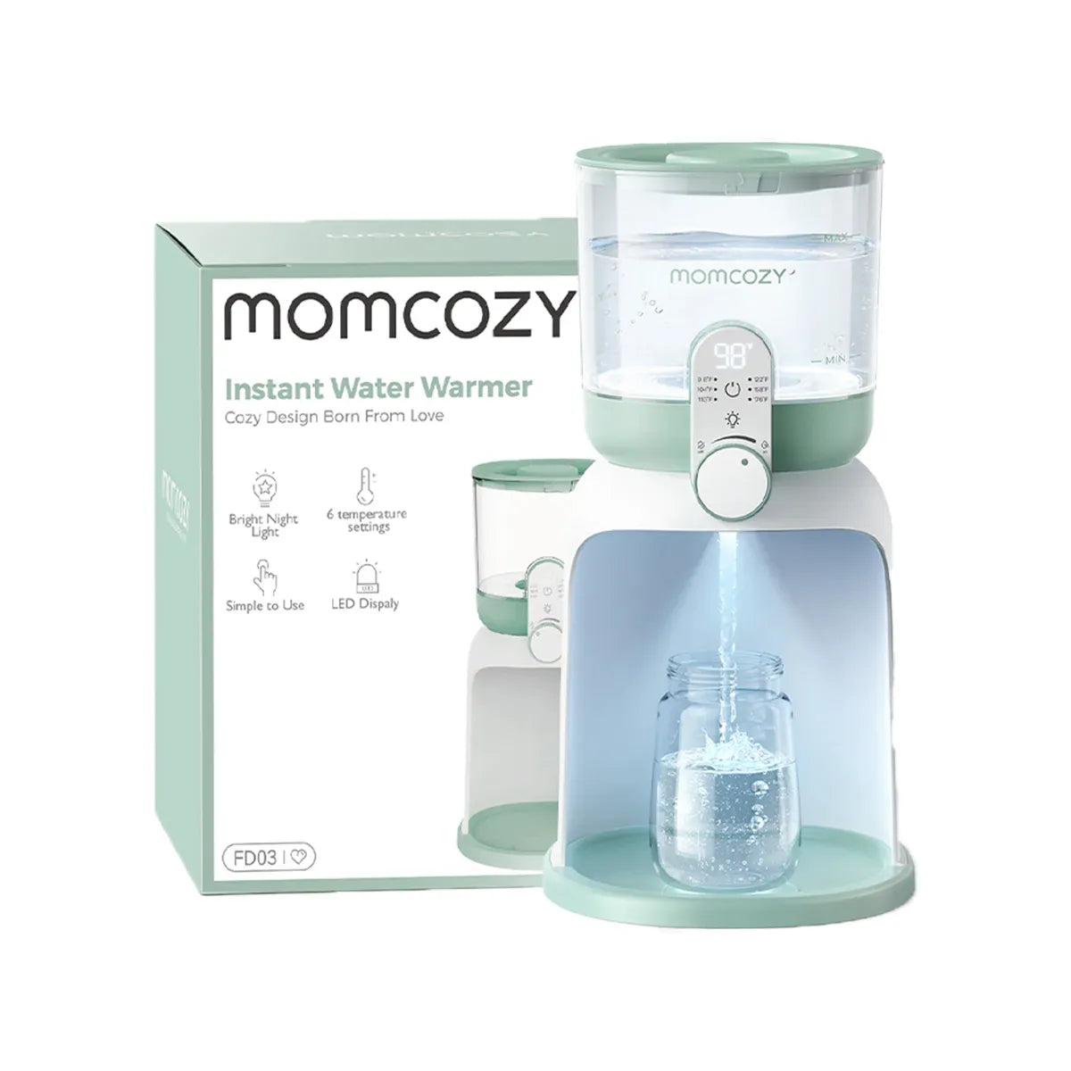 Momcozy Instant Water Warmer (FD03)– Ngrohës Instant për Ujin e Biberonit