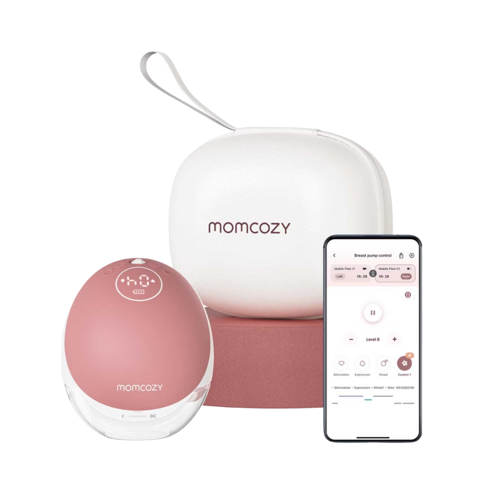 Momcozy  M9 Hands-Free Breast Pump Mobile Flow– M9 Pompë Gjiri Pa Duar me Teknologji Mobile Flow