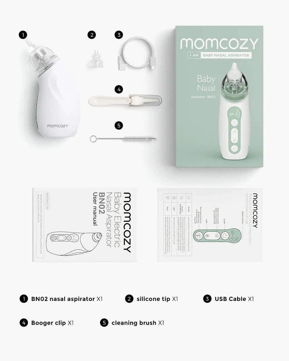Momcozy  Baby Nasal Aspirator