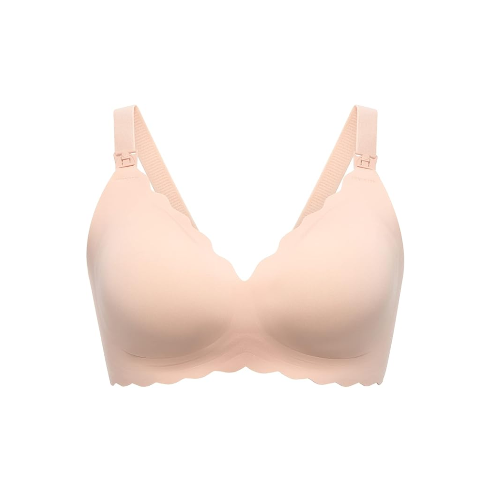 Momcozy – Seamless Support Floral Nursing Bra – Sutjena pa qepje për gjidhënie, me mbështetje dhe dizajn floral