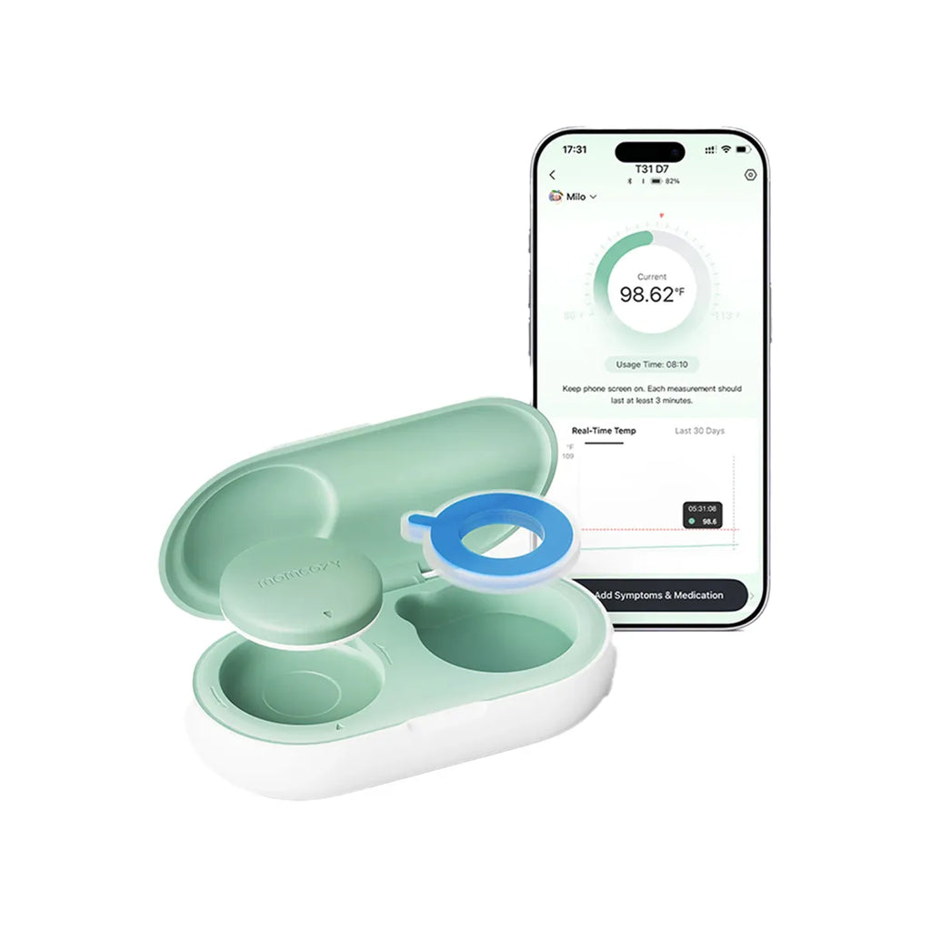 Momcozy Smart Baby Thermometer & Real-Time App Monitoring – Termometër inteligjent për bebe me monitorim në kohë reale në aplikacion