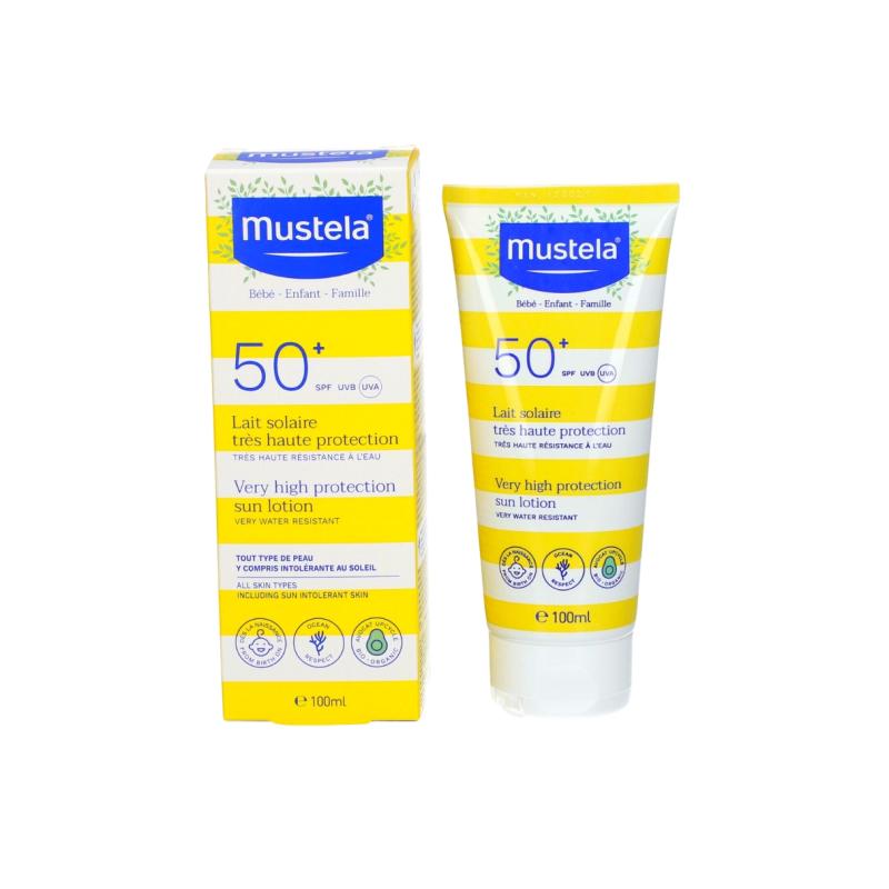Mustela Baby Sun Lotion SPF 50+ 100 ml Krem Dielli Per Femije