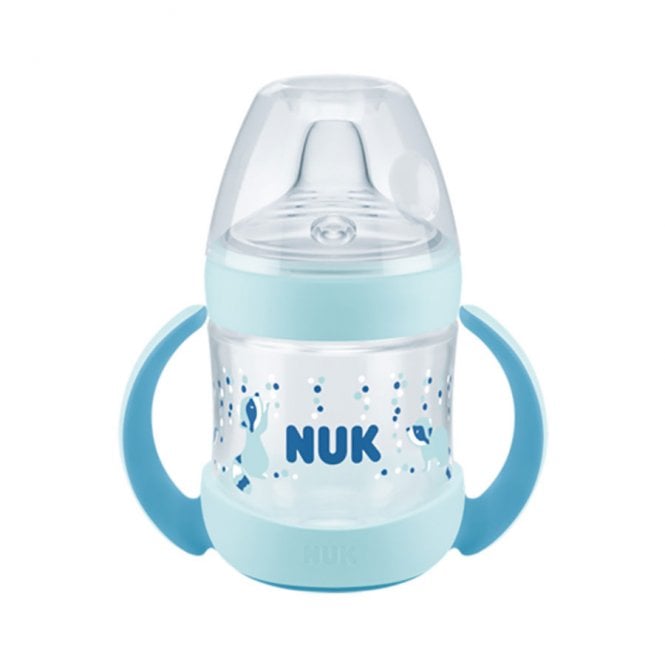 BIBERON PLASTIK NUK NATURE SENS TEMPERATURE CONTROL BOTTLE 150ML BLU