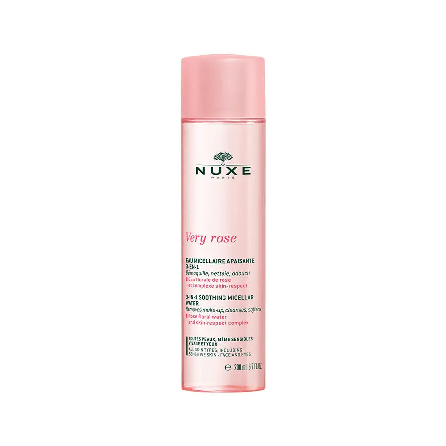 NUXE Very Rose 3‑in‑1 Soothing Micellar Water – Ujë micelar qetësues  (200 ml)