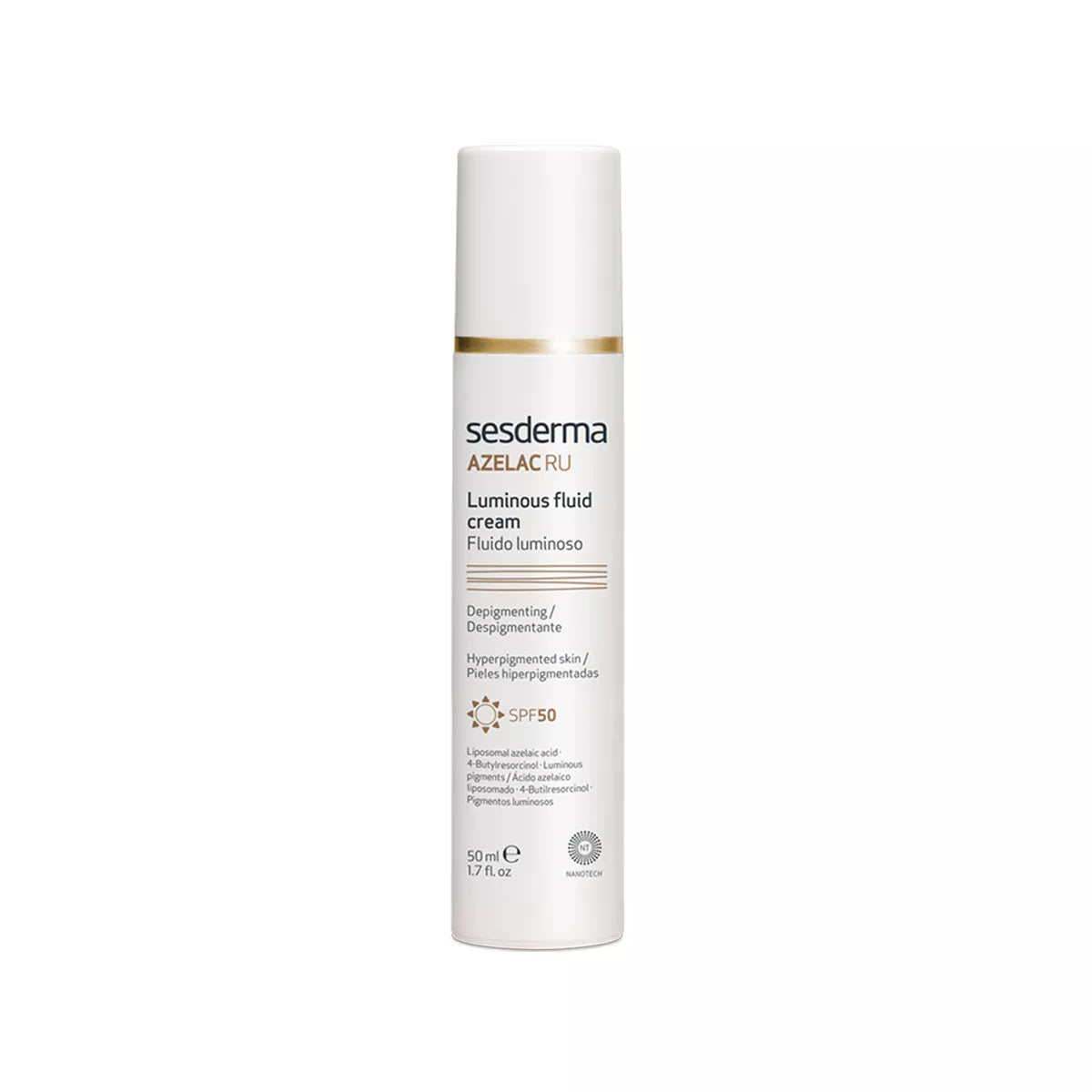 Sesderma Azelac RU Depigmenting Fluid‑Cream SPF 50 – 50 ml
