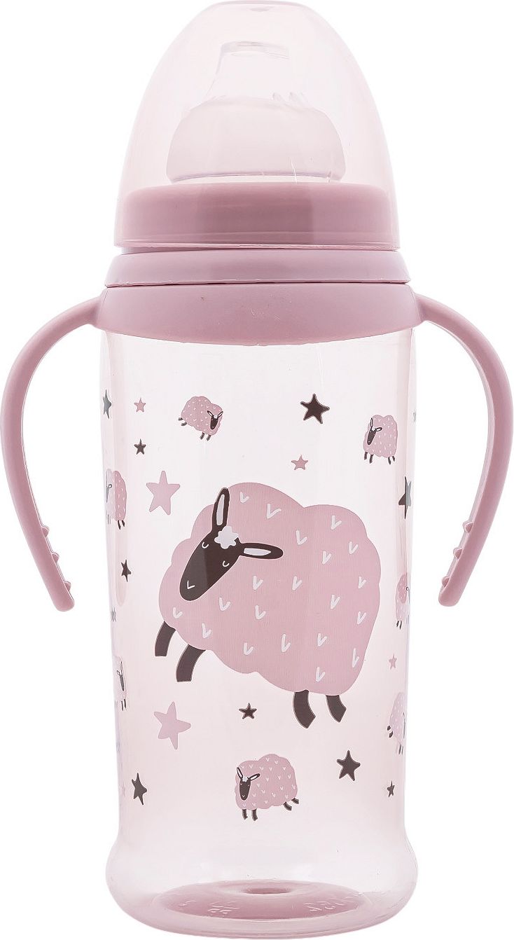 Lorelli "MY FRIEND" Sipper with Soft Spout & Two Handles-Biberon plastik me spout të butë dhe dy doreza për foshnjat 6+ muaj 350 ml