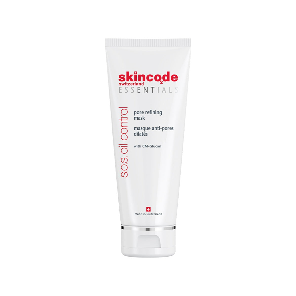 Skincode - Maskë argjile e bardhë, rafinuese e poreve 75ml