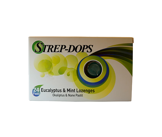 Strep-Dops Mint Karamele Per Fytin Me Mente