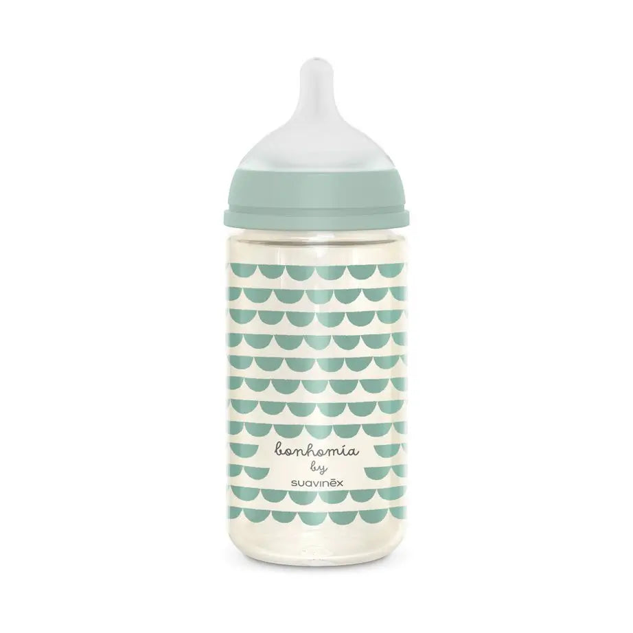 SUAVINEX BONHOMIA SX PRO PHYSOLOGICAL GLASS BOTTLE +3M 240ML