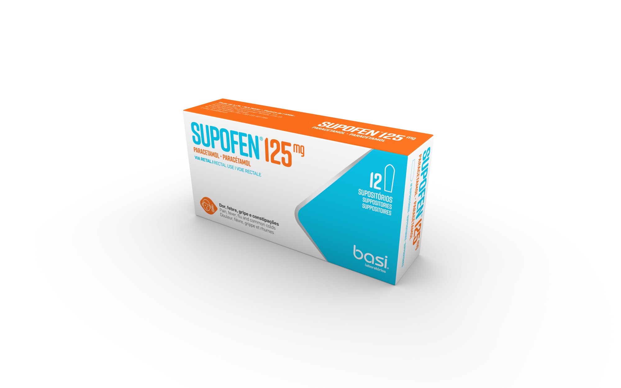 Supofen 125mg suposta (12 copë)