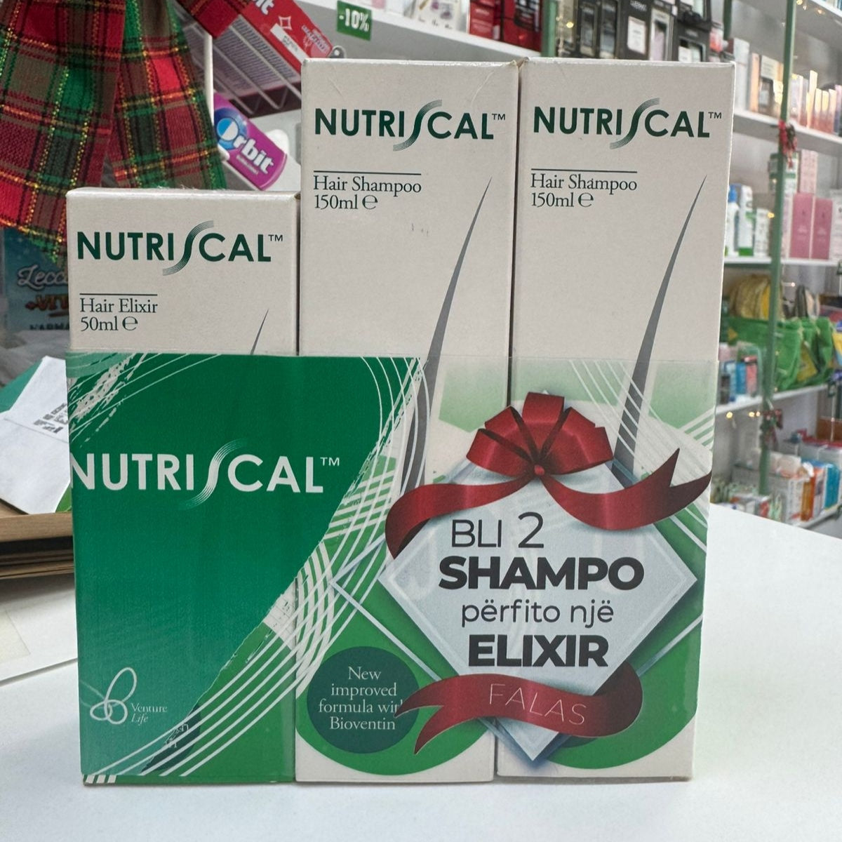 NUTRISCAL HAIR SHAMPOO SET + ELIXIR