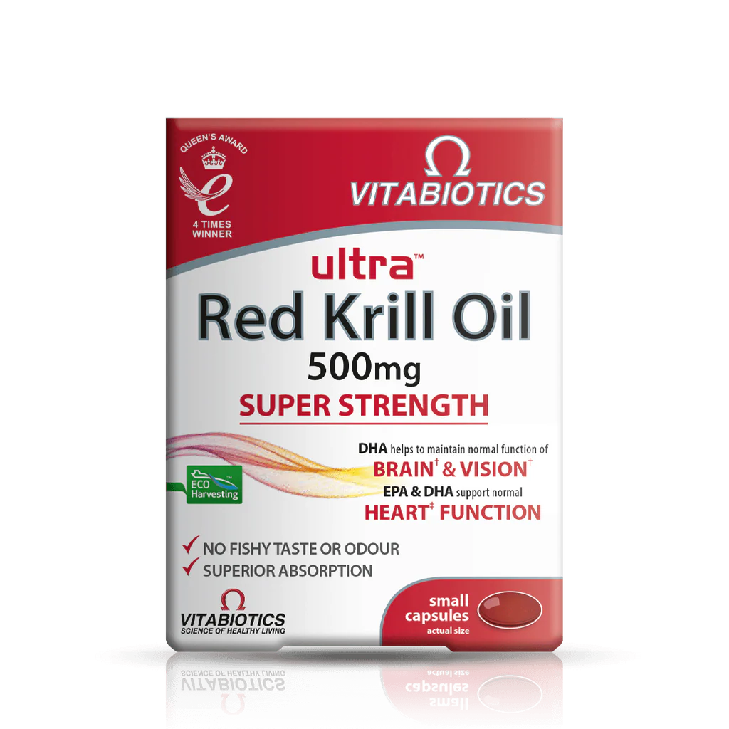 Vitabiotics Ultra Red Krill Oil 30 Capsules