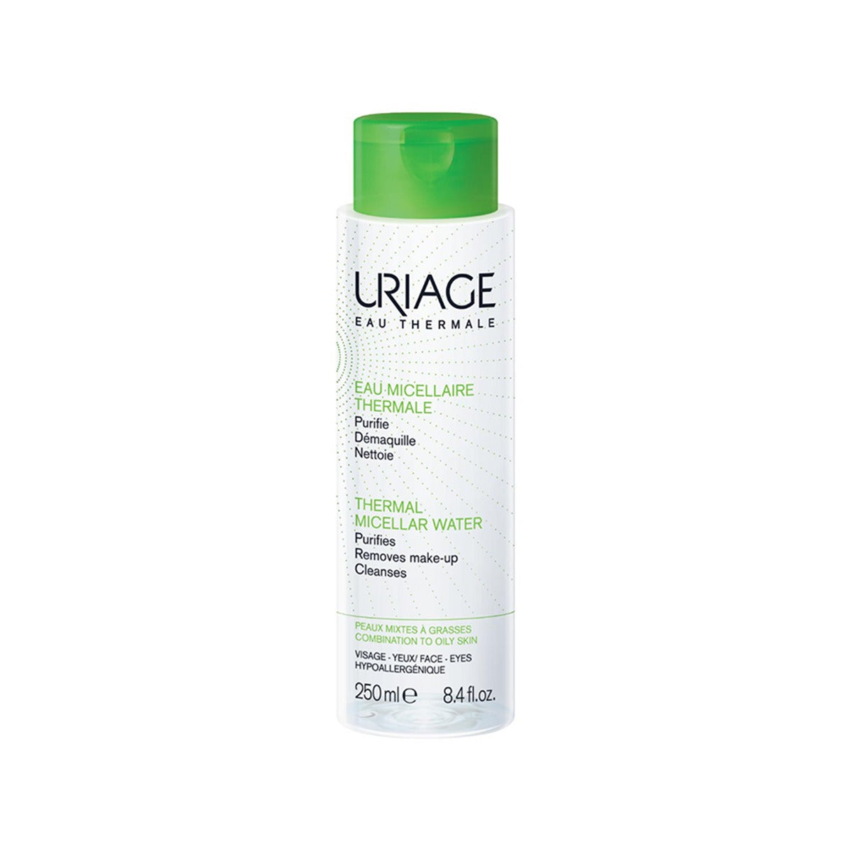 Uriage Eau Thermale Micellar Water 250ml për Lëkurë Mikse deri në të Yndyrshme