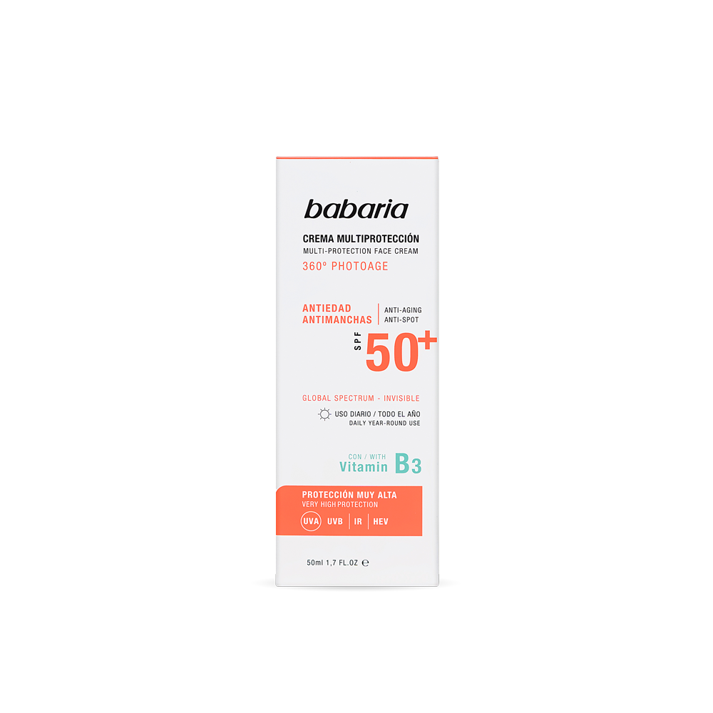 BABARIA MULTIPROTECTION CREAM ANTI-AGING, ANTI-SPOT SPF50+