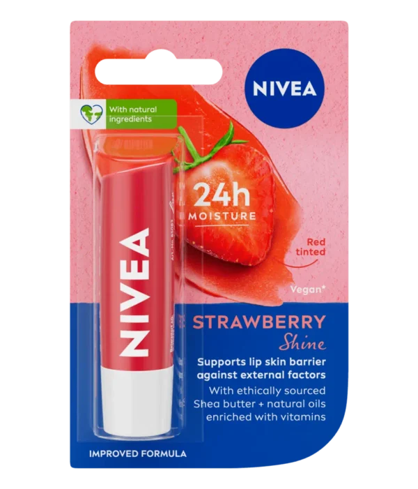 NIVEA LIP CARE FRUITY SHINE STRAWBERRY