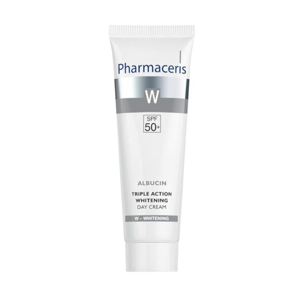 PHARMACERIS WHITENING ALBUCIN TRIPLE ACTION SKIN LIGHTENING DAY CREAM SPF50+