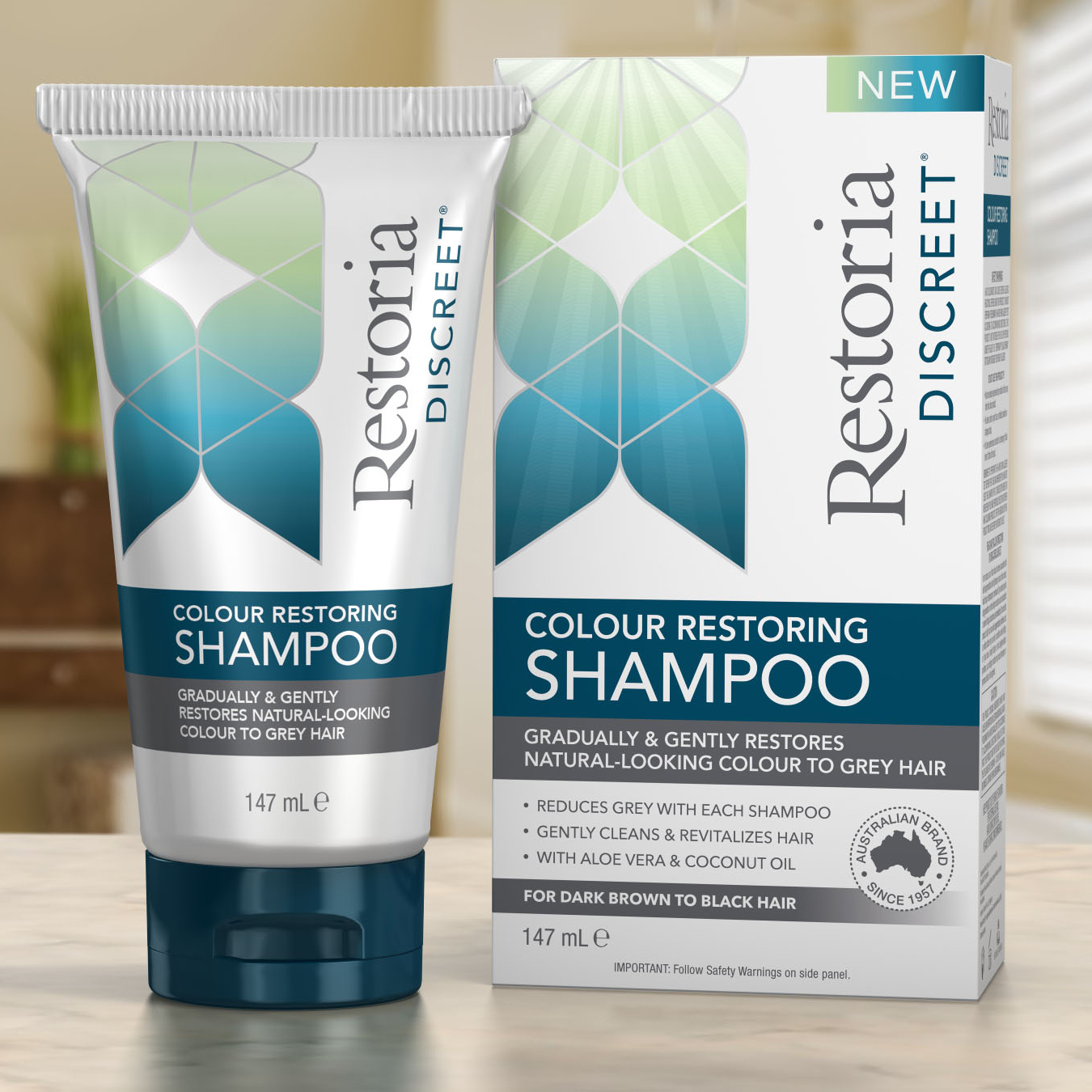 RESTORIA DISCREET COLOR RESTORING SHAMPOO