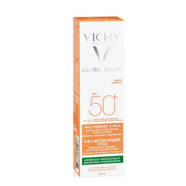 VICHY CAPITAL SOLEIL MATIFIANT 3IN1 SPF 50+
