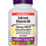 Webber Naturals Ultra Calcium & Vitamin D3 650 MG