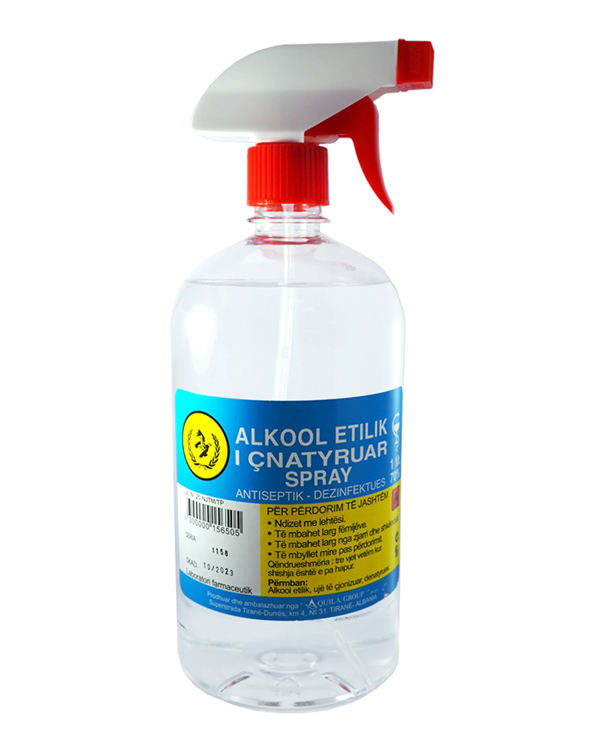 ALKOOL 70% 1 LITER SPRAJ