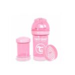 BIBERON TWISTSHAKE ANTI COLIC BOTTLE 0M+ 180ML PINK