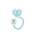 WEE BABY PACIFIER and HOLDER SET 0-6M BLUE KOALA