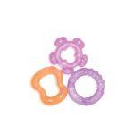 LORELLI WATER FILLED TEETHER 3PCS GIRL 3M+