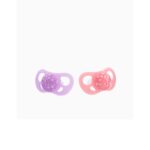 TWISTSHAKE 2 X ORTHODONTIC PACIFIER 6M+ PINK/PURPLE