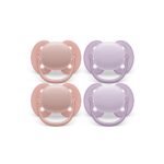 AVENT PHILIPS ULTRA SOFT SOOTHER 0-6M PINK