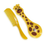 LORELLI COMB AND BRUSH GIRAFFE SET