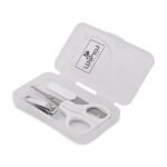 LORELLI MANICURE SET IN CASE 3 PIECES WHITE