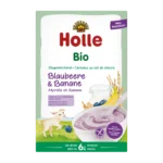 Holle Bio Blaubeere & Banane Porridge Pure me boronica dhe banane 6m+