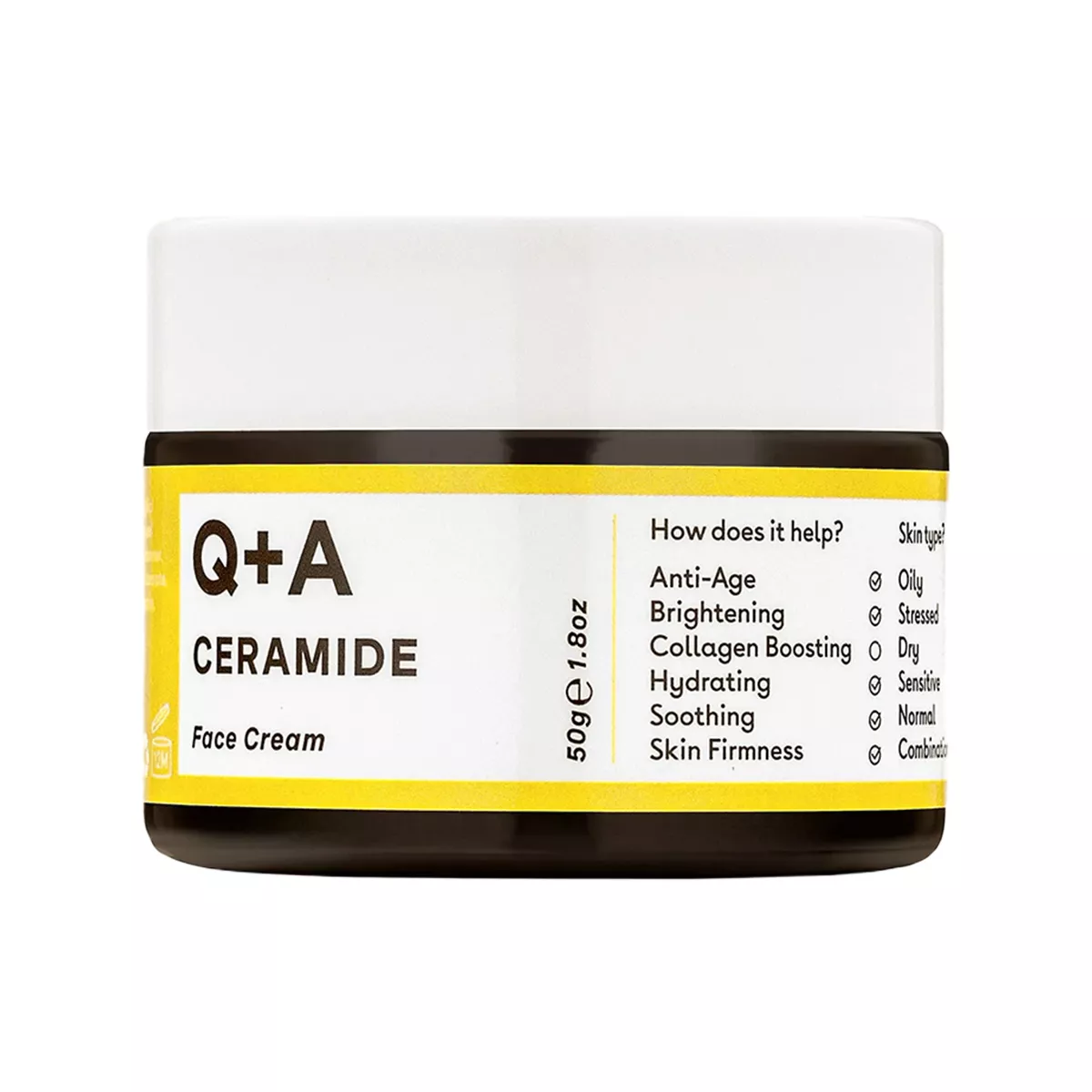 Q+A Ceramide Defence Face Cream 50 g