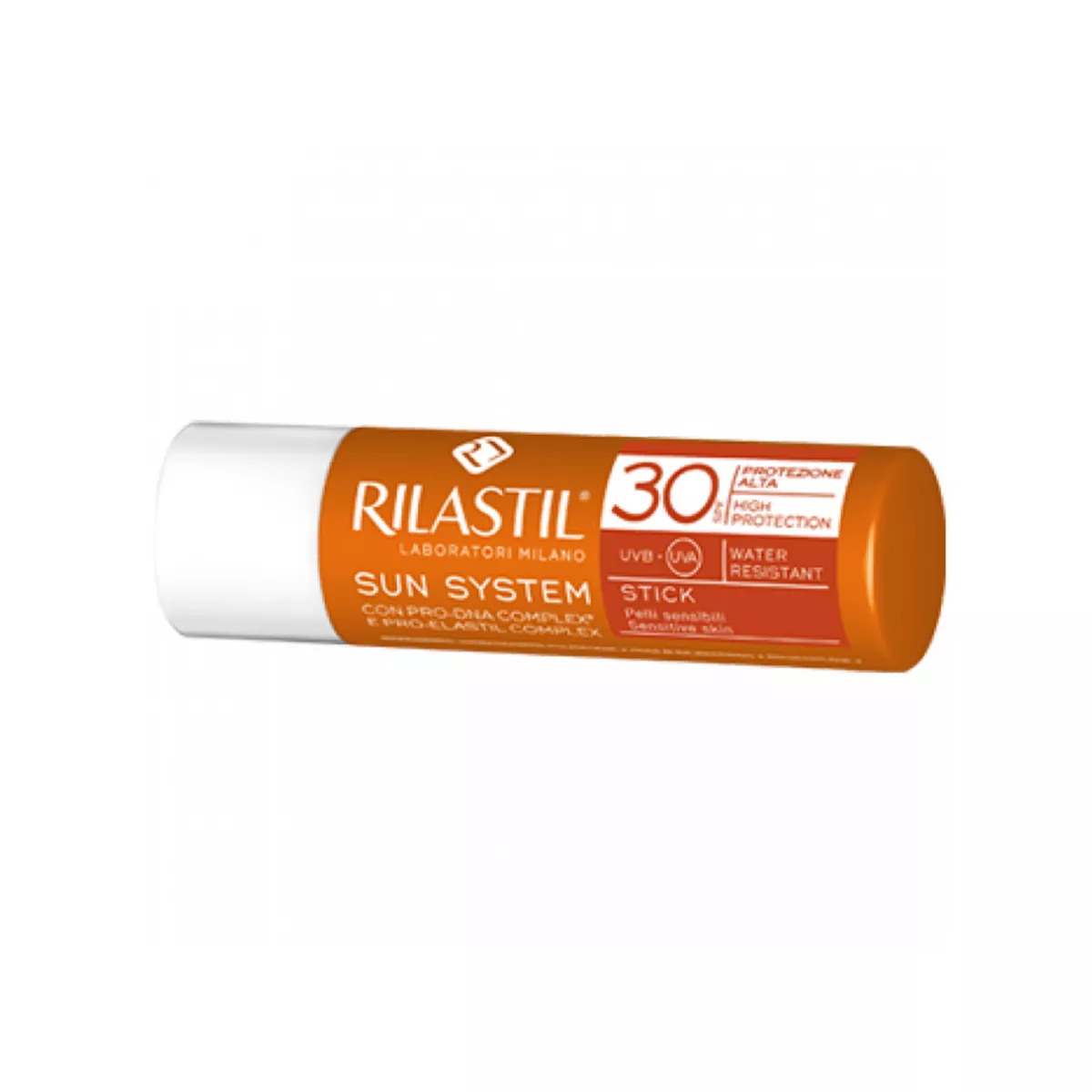 Rilastil Sun System Stick Transparent SPF 30 – Stick mbrojtës solare për zona të ndjeshme (4 ml)