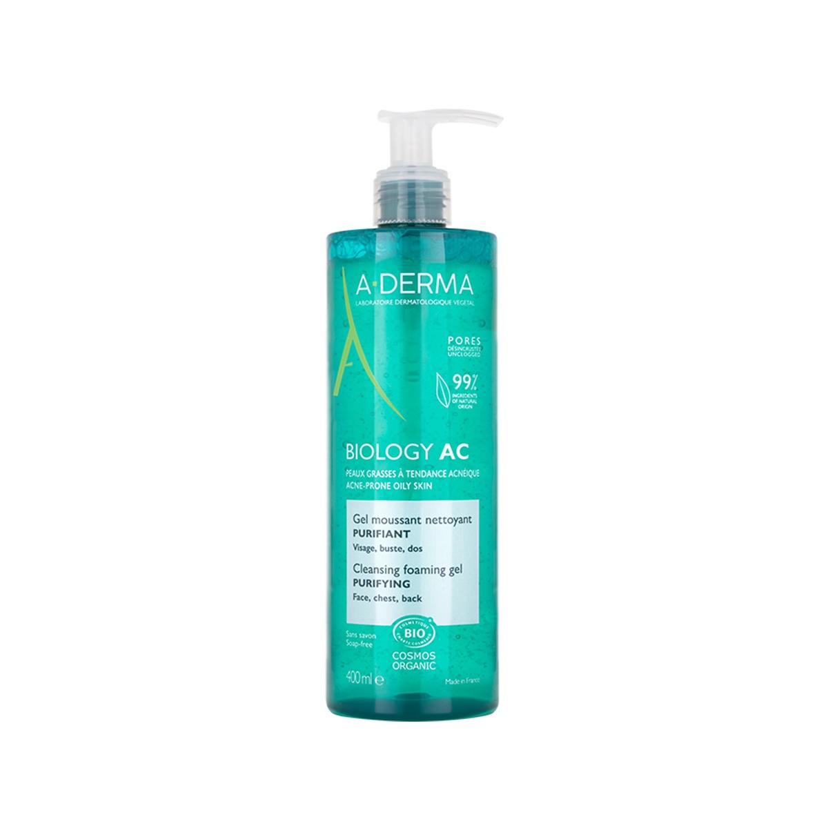A-Derma - Biology AC Purifying Cleansing Foaming Gel 400ml