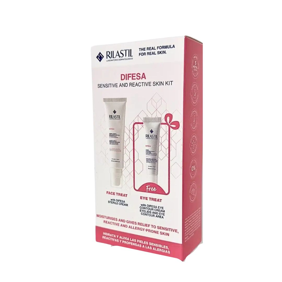 Rilastil Difesa & Reactive Skin Set – Për Lëkurë të Ndjeshme dhe Reaktive