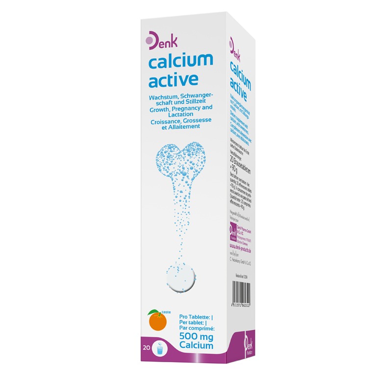 Denk Calcium Active 500mg x 20 tab eferveshente