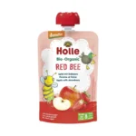 Holle - Red Bee Pure frutash mollë dhe luleshtrydhe (8m+)