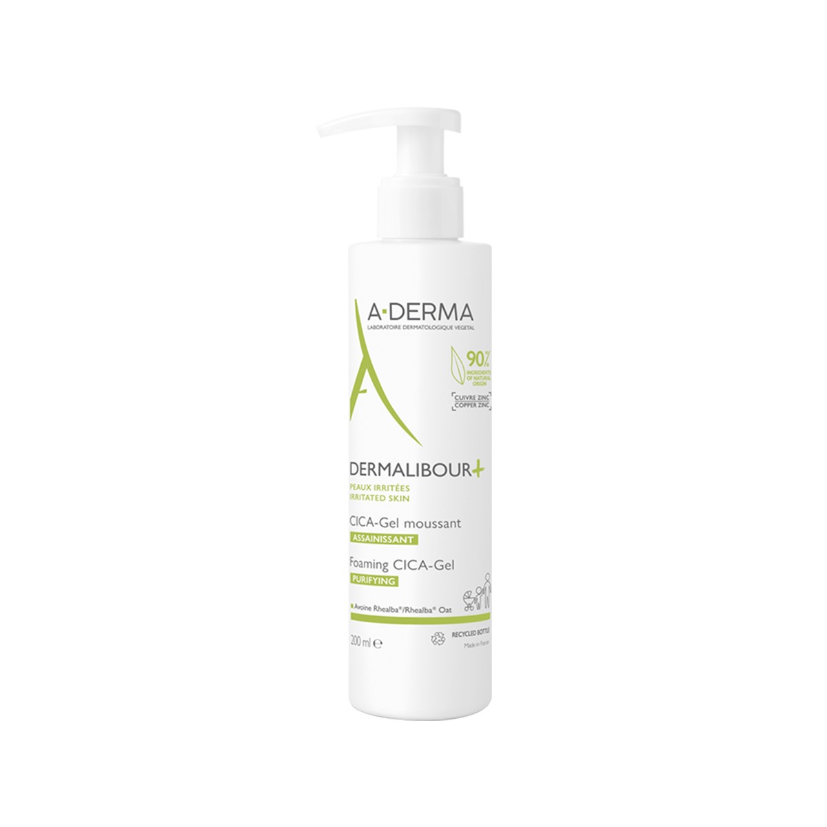 A-Derma Dermalibour+ Purifying Foaming Cica-Gel 200 ml